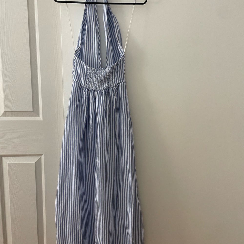 COPY - Striped Linen halter dress - new with tags - Picture 4 of 4